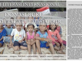 Tingkatkan Literasi Anak Pulau Sjahrir dengan mendukung pembukaan Rumah Baca Pulau Sjahrir