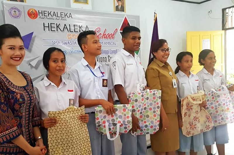 Heka Leka Goes To School di SMA Kristen YPKPM Ambon