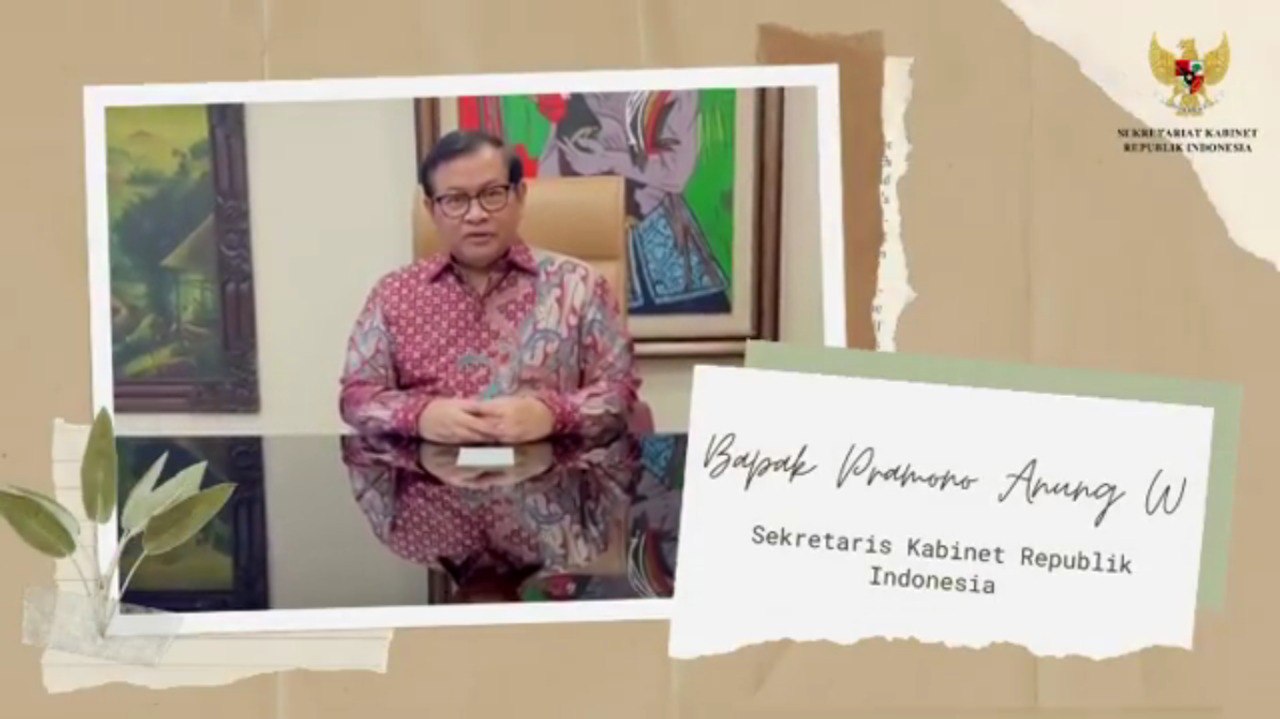 Menteri Sekretaris Kabinet Republik Indonesia, Bapak Pranomo Agung Mengucapkan Atas Pencapaian 10 Tahun Hekaleka Penggerak Pendidikan dan Literasi Maluku Cerdas