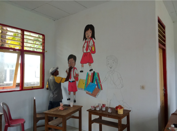 IMPACT STORY: Community Collaboration Brings a Child-Friendly Library to SD Negeri 298 Maluku Tengah